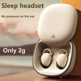 Earphones Mini Invisible Earphones TWS Wireless Headphones HiFi Stereo Music Headsets With Mic Mini Sleep Headset for All Smart Phone