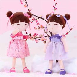 Animals Gloveleya Plush Toys Chinese Style Ten Scroll Fairy Design Baby Girl Cloth Doll Suffed Ragdoll Gifts Ideas 210728