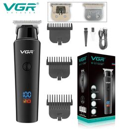 Trimmer Vgr Hair Trimmer Professional Hair Clipper Cordless Hair Cutting Hine Rechargeable Haircut Electric Clipper for Men V937