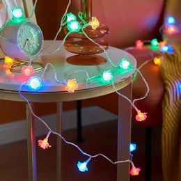 1Set, 4.92ft/10LED Flower LED String Lights, LED String Lights For Outdoor Indoor Bedroom Wedding Party Decor