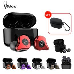 Earphones Sabbat E12 Ultra Aptx TWS Wireless Earphone Bluetooth Compatible 5.2 Headphones Waterproof Headset Sports HiFi Stereo Earbuds