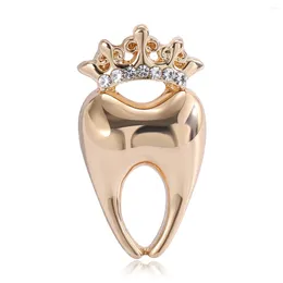 Brooches Crown Tooth Women Creative Dental Dentist Jewellery Accessories Gift Lapel Teeth Badge For Doctors Nurses