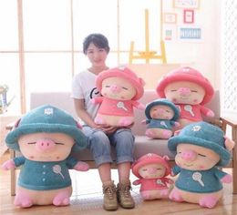 1PC Large Size LovelyCool Rogue Pig Stuffed Cotton Plush Doll Cute Animals Soft Toy Birthday Gifts For Children Baby5980679