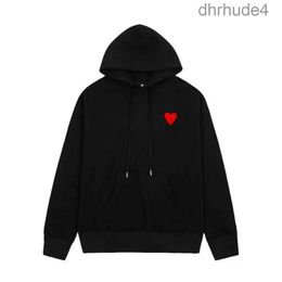 Hoodie Male and Female Designers Amis Paris Hooded Highs Quality Sweater Embroidered Red Love Winter Round Neck Jumper Couple Sweatshirts Yn33 STD7 AHF9