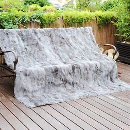 Blankets CX-D-11N 200x150cm Real Fur Blanket Floor Rug Bedrooms Bed Home Rugs And Carpets