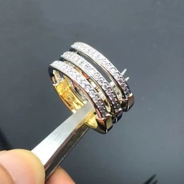 2024 Classic Fashion jewelry brand designer diamond ring for women color separation fashion and exquisite, simple holiday gifts