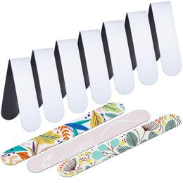 20/10Pcs Sublimation Magnetic Bookmarks Sublimation Bookmark Blank Book Marker Clips for Women Teachers Students Book Lovers 240103