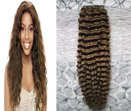 Brazilian Human Tape in kinky curly Skin Weft 100 Human Hair Tape In Hair Extensions 4 Dark Brown tape in human hair extensions 4659369