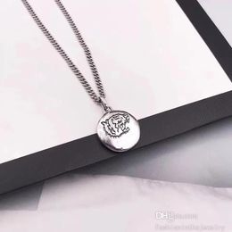 Necklaces Fashion Necklace Designer Jewellery Luxury Pendants wedding gift flower bird tiger heart pendant circle necklace for women white gol