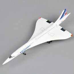 Modle Aircraft Modle 1400 Concorde Air France Aeroplane Model 19762003 Airliner Alloy Diecast Air Plane Model Children birthday Gift Toy
