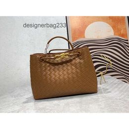 Girl Bag Designer Andiamo Knitting Ladies Shoulder boteega Totes Bags Women's Leather Woven One Venetas Crossbody Versatile 2024 Handbag Fas B5DP