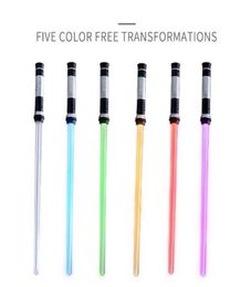 Lightsaber toys for children Sabre oyuncak Luminous Jedi Sabre Laser Sword light up led Flashing Lightstick glow in the dark4022960