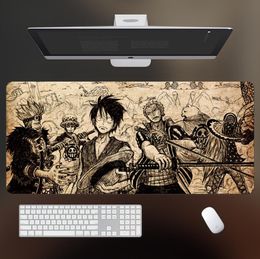 Mouse Pads 300*250*3mm Wrist Rests Pad Gamer Carpet Notbook Computer Mousepad One Piece Gaming Keyboard Manga Mat Drop Delivery Computers Netw Dh0Jv