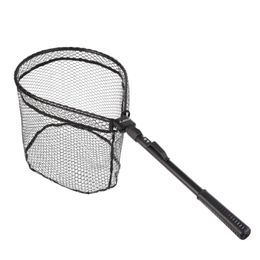 Accessories Aluminum Alloy 80cm Retractable Fishing Net Telescoping Foldable Landing Net Pole Folding Landing Net for Fly Fishing