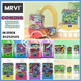 Original MRVI BAR COMING 10000 Puff E cigarette disposable pod device smart display puff 9k puff 12k puff 15k disposable vape local warehouse