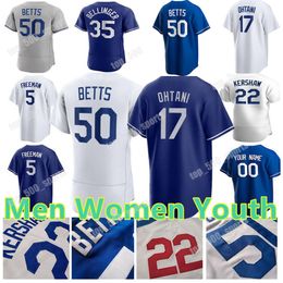 2024 Özel 17 Shohei Ohtani 50 Mookie Betts Jersey 18 Yamamoto 5 Freddie Freeman Clayton Kershaw James Outman Valenzuela Smith 13 Muncy Erkek Kadın Gençlik Beyzbol