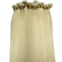 Weaves grade 8a 613 blonde Colour silk straight virgin hair malaysian 100 human hair 50g one bundle 250g one lot free shedding