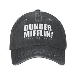 Snapbacks Snapbacks Fashion Dunder Mifflining Paper Company Cotton Baseball Cap for Women Men Breathable The Office TV Show Dad Hat Sports 2