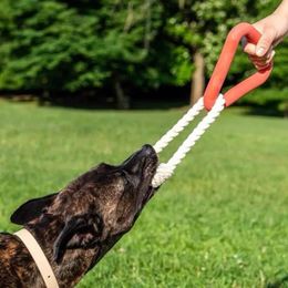 Husdjur pull tugga leksak triangel träning interaktiv hund leksak