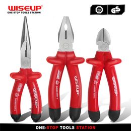 WISEUP Universal Pliers Multifunctional Tool Round Nose Cable Cutting Knife Long Accessories for DIY Jewelry 240102