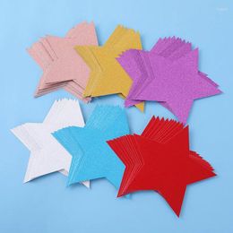 Party Decoration 14cm Double Sided Pentagram Venue Birthday Classroom Window Display Props