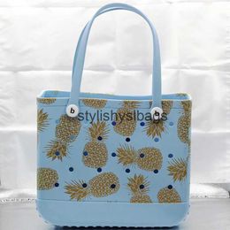 Beach Bags Summer Bag EVA Luxury Large Capacity Handbag Print Waterproof Tote Shopping For Unisexstylishyslbags