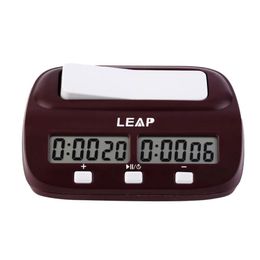 Activities PQ9907 LEAP Professional Compact Digital Chess Clock Count Up Down Timer Electronic Board Game Bonus Competition Master Tournament