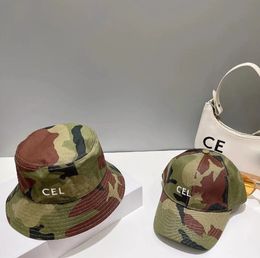 Mens Caps Couple Outdoor Vacation Designer Ball Cap Summer Letters Embroidery Camouflage Casquette Sun Protection Sunshade Breathable Bucket