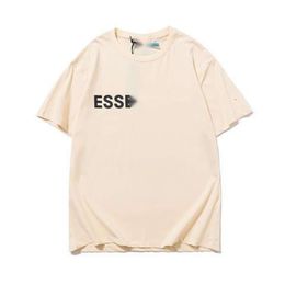 Designer Shorts t Shirts Ess Shirt Casual Fog Short Sleeve Fg Mens Tees 1977 Luxurys Cotton Letter Stereo Printing Tshirts Essen TeesMSV7