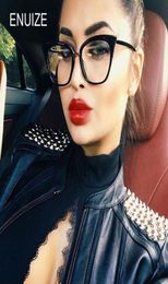 Women Vintage Cat Eye Frame Plain Eyeglass Frame Optical Eyeglasses Clear Lens Glasses for Women oculos feminino7200365