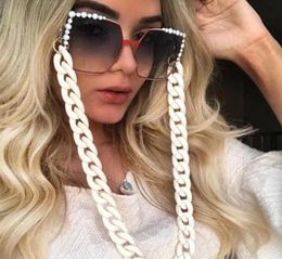 Fashion Sunglasses Chain Black And White String Trendy Eyeglasses Chains Eyewear Link 12pcslot8941449