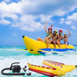 Swings 6/8 Passenger Ride Sitting Inflatable Banana Boat Towable Banana Boats Tube For Sale