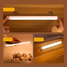 1pc 11.81inch Brighten Up Your Home with this Wireless Rechargeable LED Light Bar - Stick-On Anywhere!