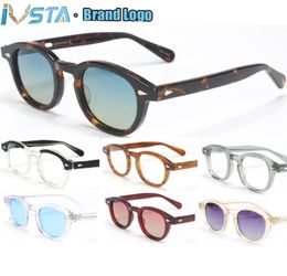 IVSTA High Quality Prescription Glasses Lemtosh Style Johnny Depp Sunglasses Men Acetate Round Women Luxury Brand Designer Frame 28948226