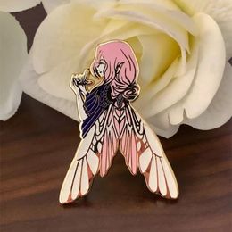 Brooches Cartoon Enchanted Forest Fairy Anime Enamel Badge Brooch DIY Backpack Collar Lapel Pins Jewelry Beautiful Elf Girl Gifts