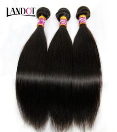 Indian Straight Virgin Hair 100 Indian Human Hair Weaves Bundles Unprocessed Indian Silky Straight Remy Hair Extensions Natural C13316199