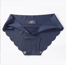 Womens Panties Women Seamless Tra-Thin Underwear Comfort Intimates Sexy Lingerie Plus Size Low-Rise Female Underpants Briefs Drop Deli Otzxp