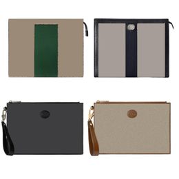 Briefcases mens Classic Briefcases 17 Colours Designer envelope bag Womens Wallets ophidi Canvas clutch totes crossbody bags Luxury zipper Hob