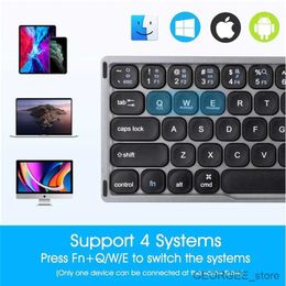 Cell Phone Keyboards Portable Bluetooth Foldable Keyboard with Numeric Keypad Full Size Wireless Rechargeable Keyboard for Tablet Windows