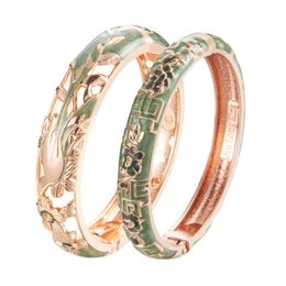 Double Bangles For Women 2PCS Female Women's Hand Bracelets African Jewellery Dubai Indian Designer Dual Bracelet Set Gifts Mother 240103