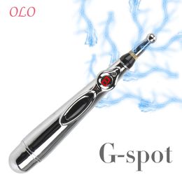 OLO Penis Clitoris Breast Nipple Stimulator Electric Shock Stick Electrical Climax Sex Toy Massage 240102