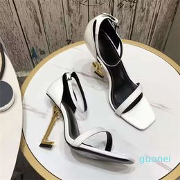 2024 women Sandals party Sandal shoe sexy heels Super 11cm Lady wedding Metal Belt buckle High Heel Woman shoes