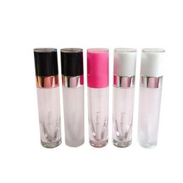 Wholes Cosmetics Lipgloss Packaging Unique Pink White Black Clear Lip Gloss Tubes Empty Lipgloss Tube Bottle Container Travel BJ