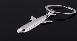 Handmade Airbus Airplane Keychains Passenger plane Pendant Travel Keyring Friendship Friend Jewelry4272869