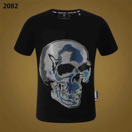 Luxury Men T-shirts Pleins Designer Brand Pp Letter Print Tshirt Cotton Clothing Man Womens Hiphop Streetwear Short Sleeved Mens T-shirt Polos Tees Big Size M-4xl