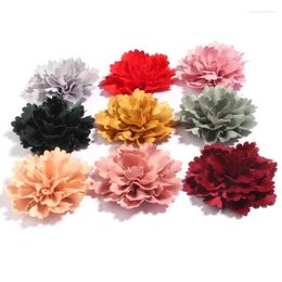 Hair Accessories 120Pcs 6.5cm 2.55" Flower Accessory DIY Wedding Decoration No Hairclip Bow