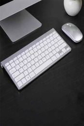 Mini Wireless Rechargeable Keyboard And Mouse Set With USB Receiver Waterproof 24GHz For Laptop Notebook Mac Apple PC Computer 213316818