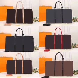 Bags Man luggage designer travel bag keepall luxurys handbag unisex men women totes bags soft real leather size 55 cm duffle bag fashio
