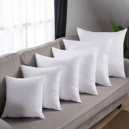 4pcs Pillow Core Chair Cushion Inner Filling Pillow Cores for Home Sofa Car Soft PP Cotton Seat Cushions Insert Square Cores 240103