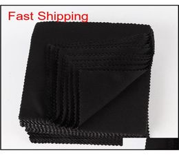 13x13cm Black Microfiber Sunglasses Cloth Reading Glasses Cleaning For Eyeglasses Case 100pc qylGfI queen663254376